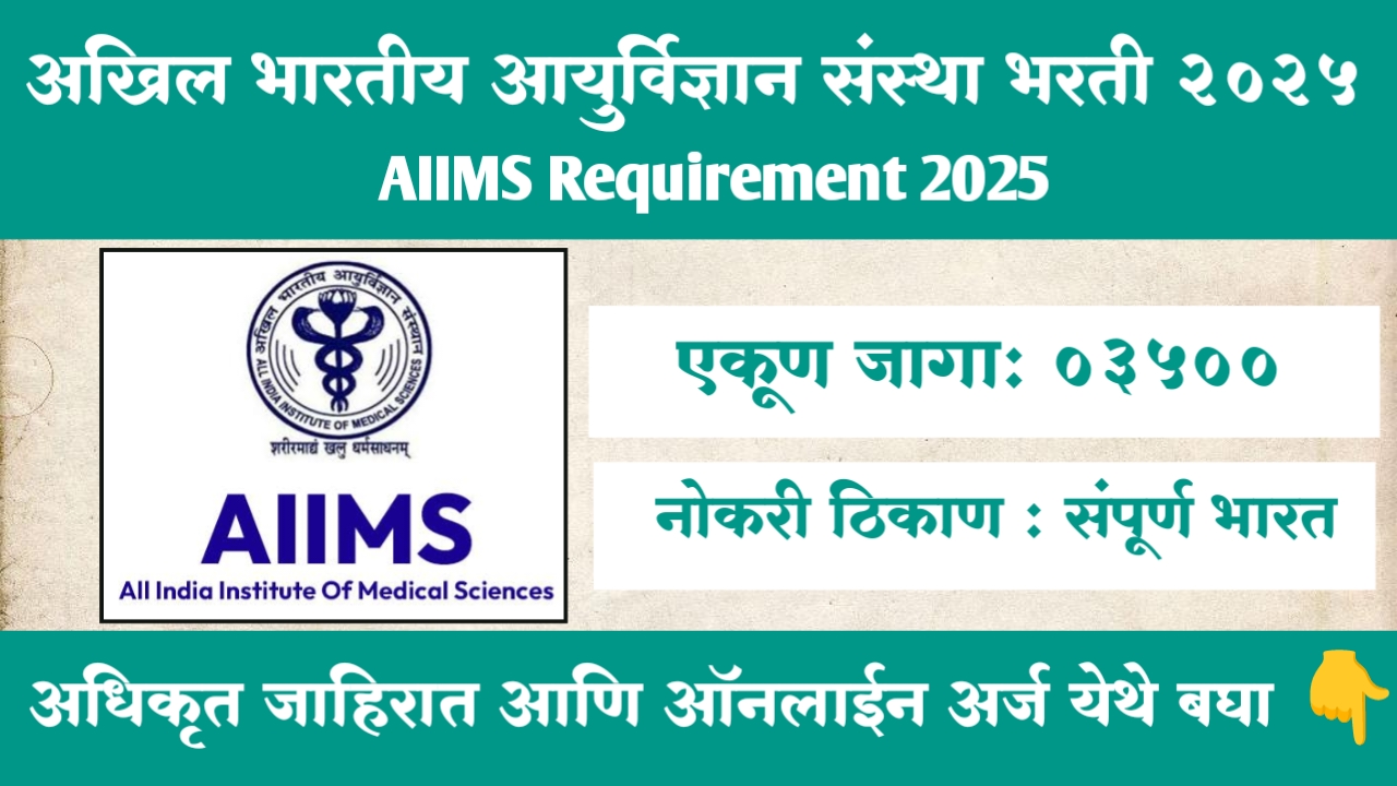 AIIMS Requirement